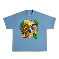 Pebble Blue skull crawfish season Urban Heavy Tee - FaDigitalArtStudio