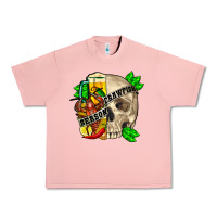 Salmon skull crawfish season Urban Heavy Tee - FaDigitalArtStudio