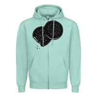 Seafoam oreo lover Zipper Hoodie - linhVisuals