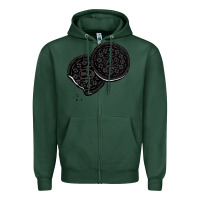 Sports Green oreo lover Zipper Hoodie - linhVisuals