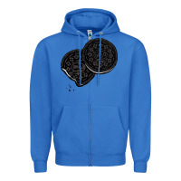 True Royal oreo lover Zipper Hoodie - linhVisuals