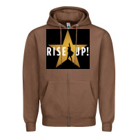 Chestnut rise up! hamilt musical broadway Zipper Hoodie - linhVisuals