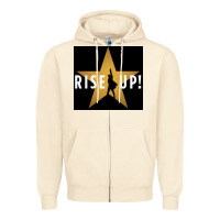 Sandshell rise up! hamilt musical broadway Zipper Hoodie - linhVisuals
