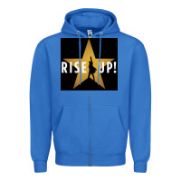 True Royal rise up! hamilt musical broadway Zipper Hoodie - linhVisuals