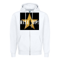 Rise Up! Hamilt Musical Broadway Zipper Hoodie | Teevron