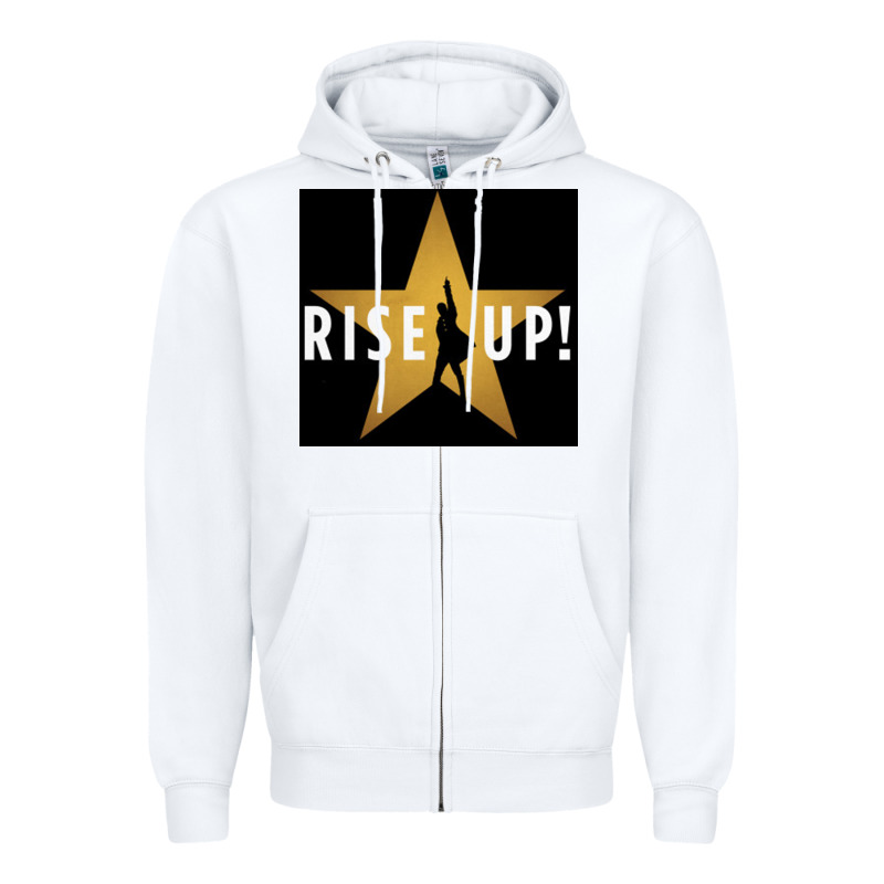 Rise Up! Hamilt Musical Broadway Zipper Hoodie by linhVisuals | Teevron