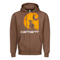 Chestnut carhartt vintage Zipper Hoodie - linhVisuals