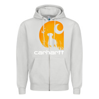 Dove Grey carhartt vintage Zipper Hoodie - linhVisuals