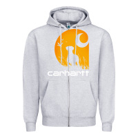 Heather Grey carhartt vintage Zipper Hoodie - linhVisuals
