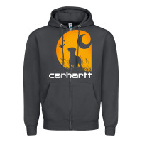 Smoke carhartt vintage Zipper Hoodie - linhVisuals