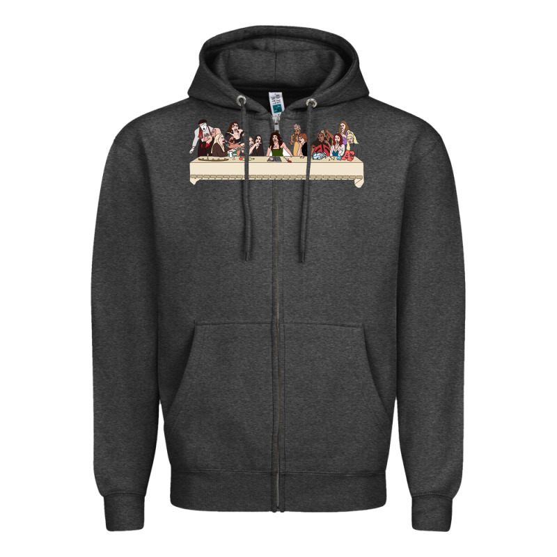 The Last Supper Of The Real Housewives Zipper Hoodie by linhVisuals | Teevron