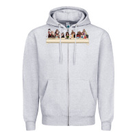 Heather Grey the last supper of the real housewives Zipper Hoodie - linhVisuals
