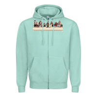 Seafoam the last supper of the real housewives Zipper Hoodie - linhVisuals