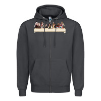 Smoke the last supper of the real housewives Zipper Hoodie - linhVisuals