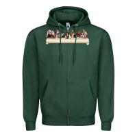 Sports Green the last supper of the real housewives Zipper Hoodie - linhVisuals