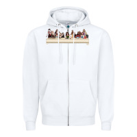 White the last supper of the real housewives Zipper Hoodie - linhVisuals
