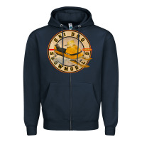 Navy ski doo vintage snowmobiles Zipper Hoodie - linhVisuals