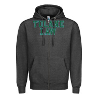 Charcoal Heather tulane law school Zipper Hoodie - linhVisuals