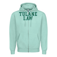 Seafoam tulane law school Zipper Hoodie - linhVisuals
