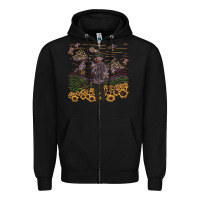 Black tyler the creator flower boy Zipper Hoodie - linhVisuals
