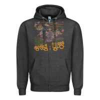 Charcoal Heather tyler the creator flower boy Zipper Hoodie - linhVisuals