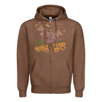 Chestnut tyler the creator flower boy Zipper Hoodie - linhVisuals