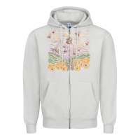 Dove Grey tyler the creator flower boy Zipper Hoodie - linhVisuals