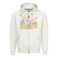 Oatmeal Heather tyler the creator flower boy Zipper Hoodie - linhVisuals