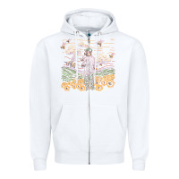 White tyler the creator flower boy Zipper Hoodie - linhVisuals