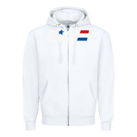White distressed army green gi joe Zipper Hoodie - linhVisuals