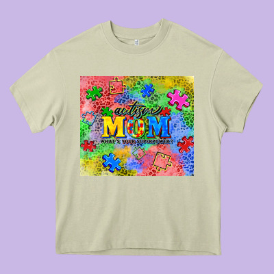 Autism Heavy Core Tee Designed By Cowgirlartshop