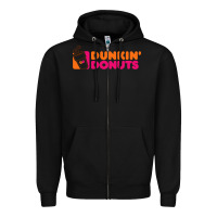 Black donuts Zipper Hoodie - linhVisuals