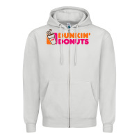 Dove Grey donuts Zipper Hoodie - linhVisuals
