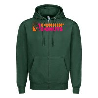 Sports Green donuts Zipper Hoodie - linhVisuals
