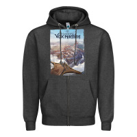 Charcoal Heather the legend of vox machina poster art Zipper Hoodie - linhVisuals