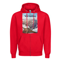 Red the legend of vox machina poster art Zipper Hoodie - linhVisuals