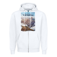 White the legend of vox machina poster art Zipper Hoodie - linhVisuals