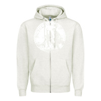 Oatmeal Heather detectorists Zipper Hoodie - linhVisuals