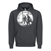 Smoke detectorists Zipper Hoodie - linhVisuals