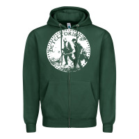 Sports Green detectorists Zipper Hoodie - linhVisuals