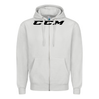 Dove Grey c c m hockey Zipper Hoodie - linhVisuals