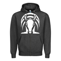 Charcoal Heather armadillo isolated Zipper Hoodie - linhVisuals