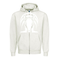 Oatmeal Heather armadillo isolated Zipper Hoodie - linhVisuals