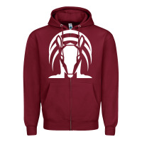 Burgundy armadillo isolated Zipper Hoodie - linhVisuals