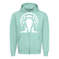 Seafoam armadillo isolated Zipper Hoodie - linhVisuals