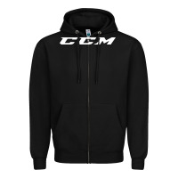 Black c c m hockey Zipper Hoodie - linhVisuals