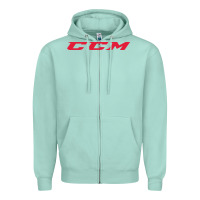 Seafoam c c m hockey Zipper Hoodie - linhVisuals