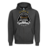Charcoal Heather suitable-tp-mazembe-worn Zipper Hoodie - linhVisuals