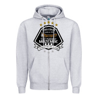 Heather Grey suitable-tp-mazembe-worn Zipper Hoodie - linhVisuals