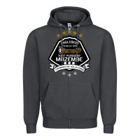 Smoke suitable-tp-mazembe-worn Zipper Hoodie - linhVisuals